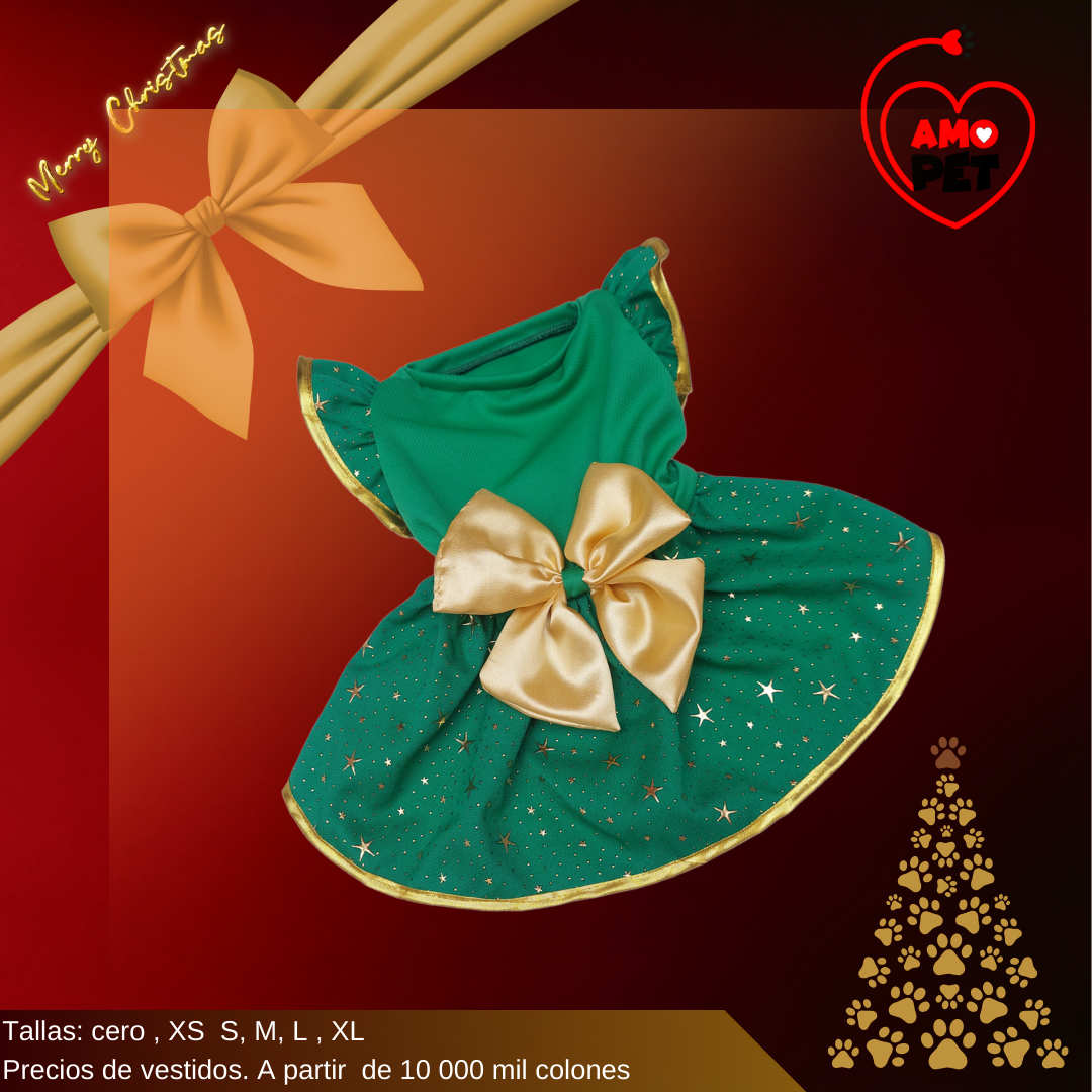 Vestido de Navidad para gatas y perritas - Image 3